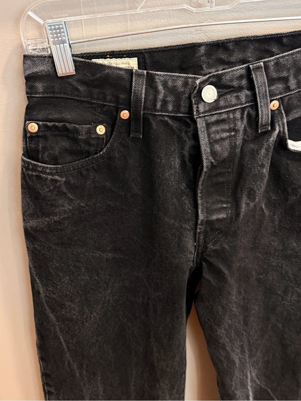 Levi’s Premium 501 ’90s Jeans Women’s 26x30 Washed Black Straight